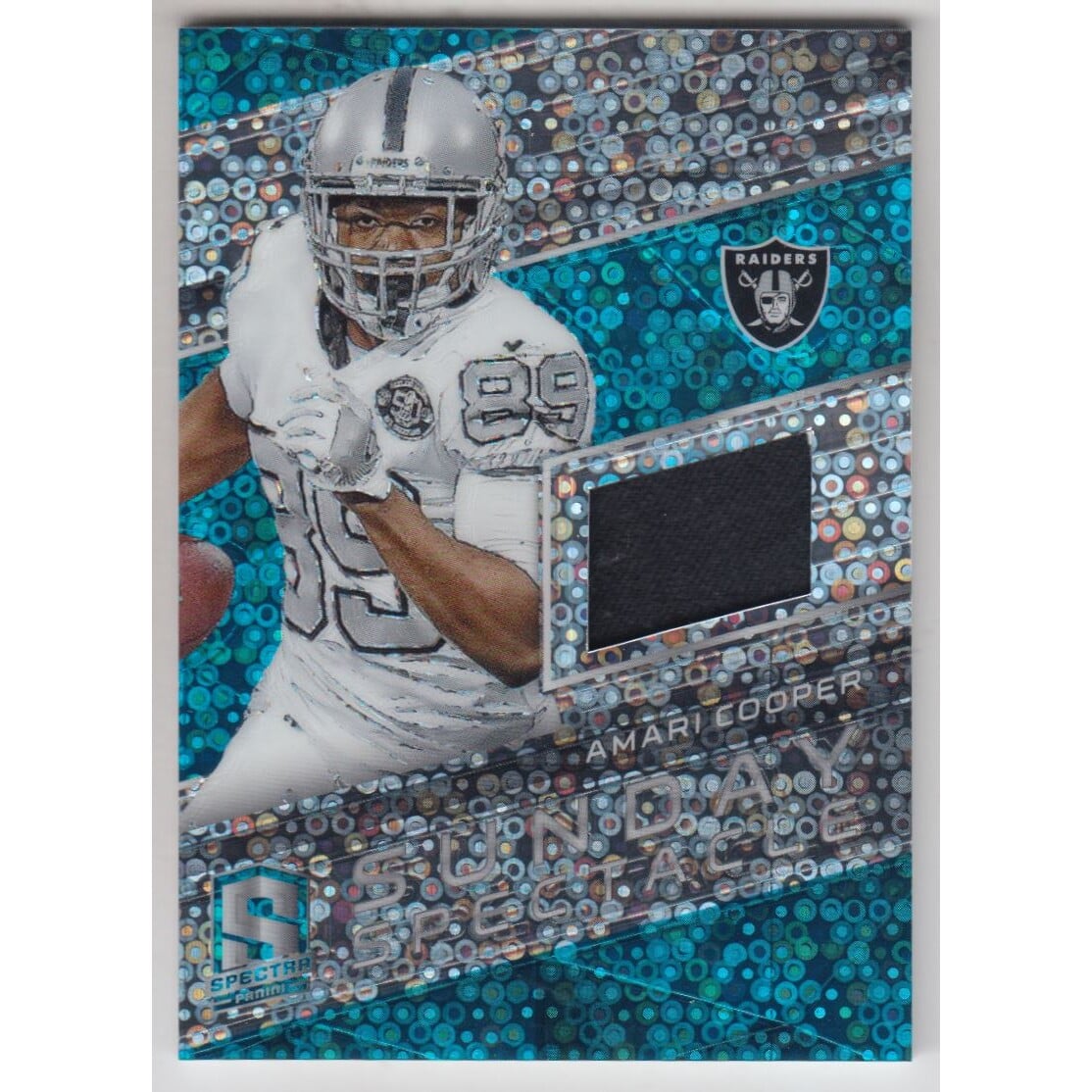 2018 Panini Spectra Sunday Spectacle Jerseys Neon Blue #25 Amari Cooper/99