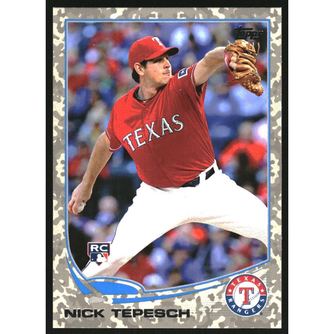 2013 Topps Update Camo #US267 Nick Tepesch. rookie card picture