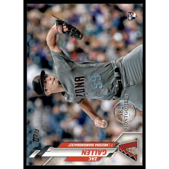2020 Topps Factory Set 582 Montgomery Club #207 Zac Gallen