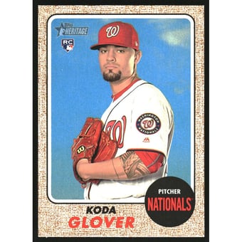 2017 Topps Heritage #568C Koda Glover Color SP