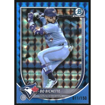 2025 Bowman Chrome Blue Geometric Refractors #56 Bo Bichette