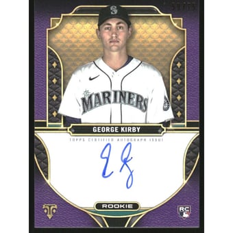 2022 Topps Triple Threads Rookie Autographs Amethyst #RAGK George Kirby EXCH