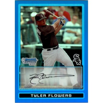 2009 Bowman Chrome Prospects Blue Refractors #BCP23 Tyler Flowers