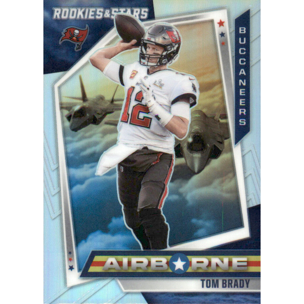 2021 Rookies and Stars Airborne Silver #1 Tom Brady 2021 Rookies and Stars Airborne Silver #1 Tom Brady