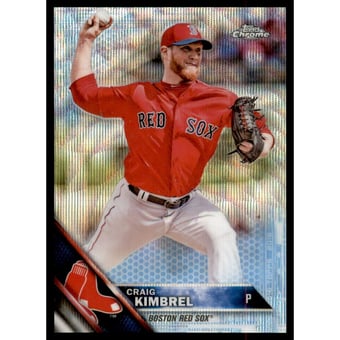 2016 Topps Chrome Blue Wave Refractors #119 Craig Kimbrel