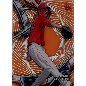 2016 Topps High Tek Orange Magma Diffractor #HTHO Henry Owens
