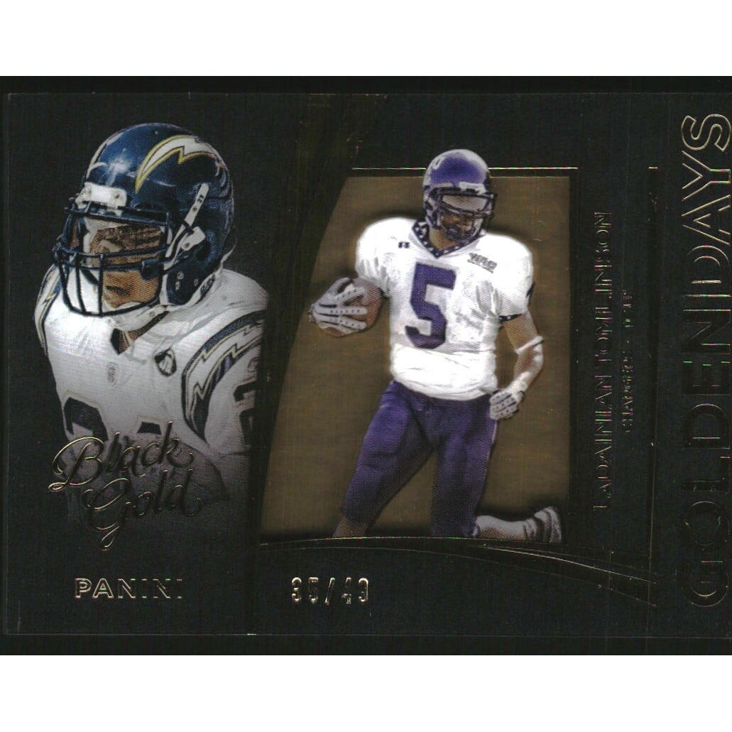 2015 Panini Black Gold Golden Days Gold Foil #GDA24 LaDainian Tomlinson