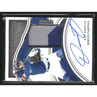 2023 Immaculate Collection Jersey Number #44 Diego Cartaya JSY AU