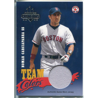 2003 Donruss Champions Team Colors Materials #28 Nomar Garciaparra Jsy/200