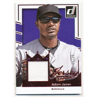 2016 Donruss Jersey Kings Red #JKAJ Adam Jones/25