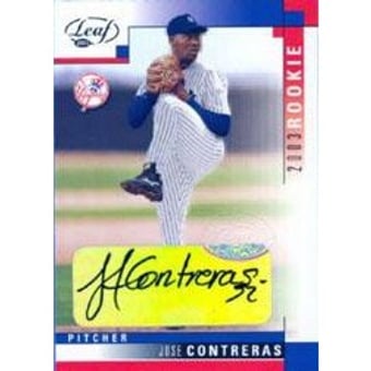 2003 Leaf Autographs #304 Jose Contreras ROO/100