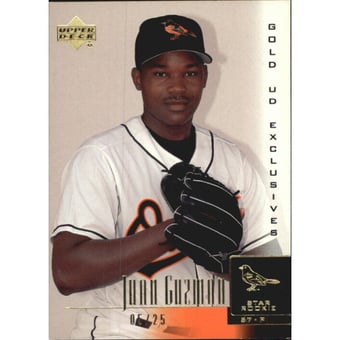 2001 Upper Deck Exclusives Gold #9 Juan Guzman SR