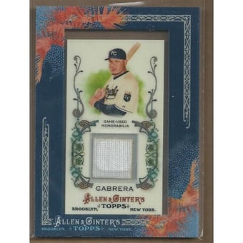 2011 Topps Allen and Ginter Relics #MCA2 Melky Cabrera Jsy