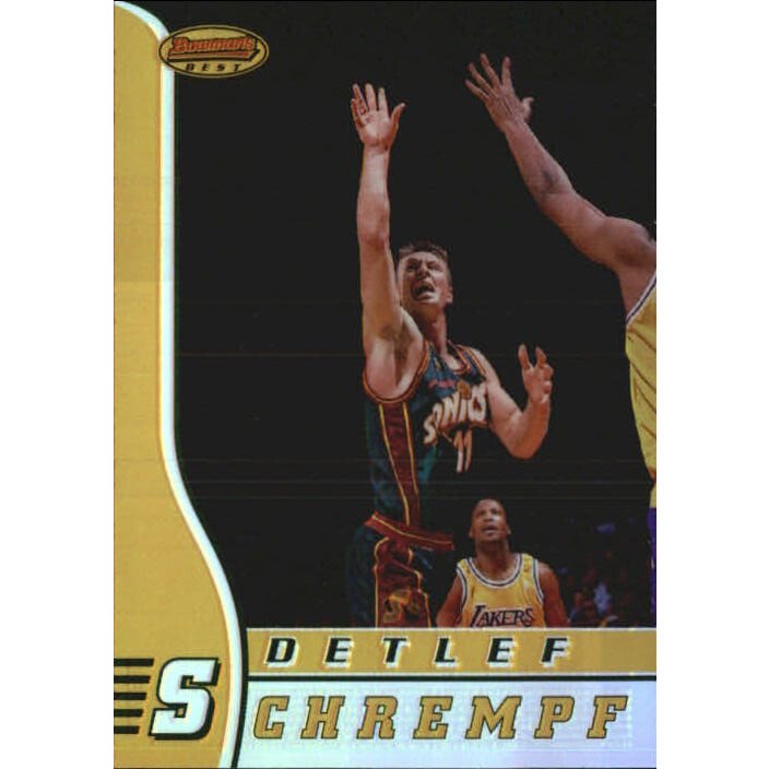 1996-97 Bowman's Best Refractors #44 Detlef Schrempf. rookie card picture