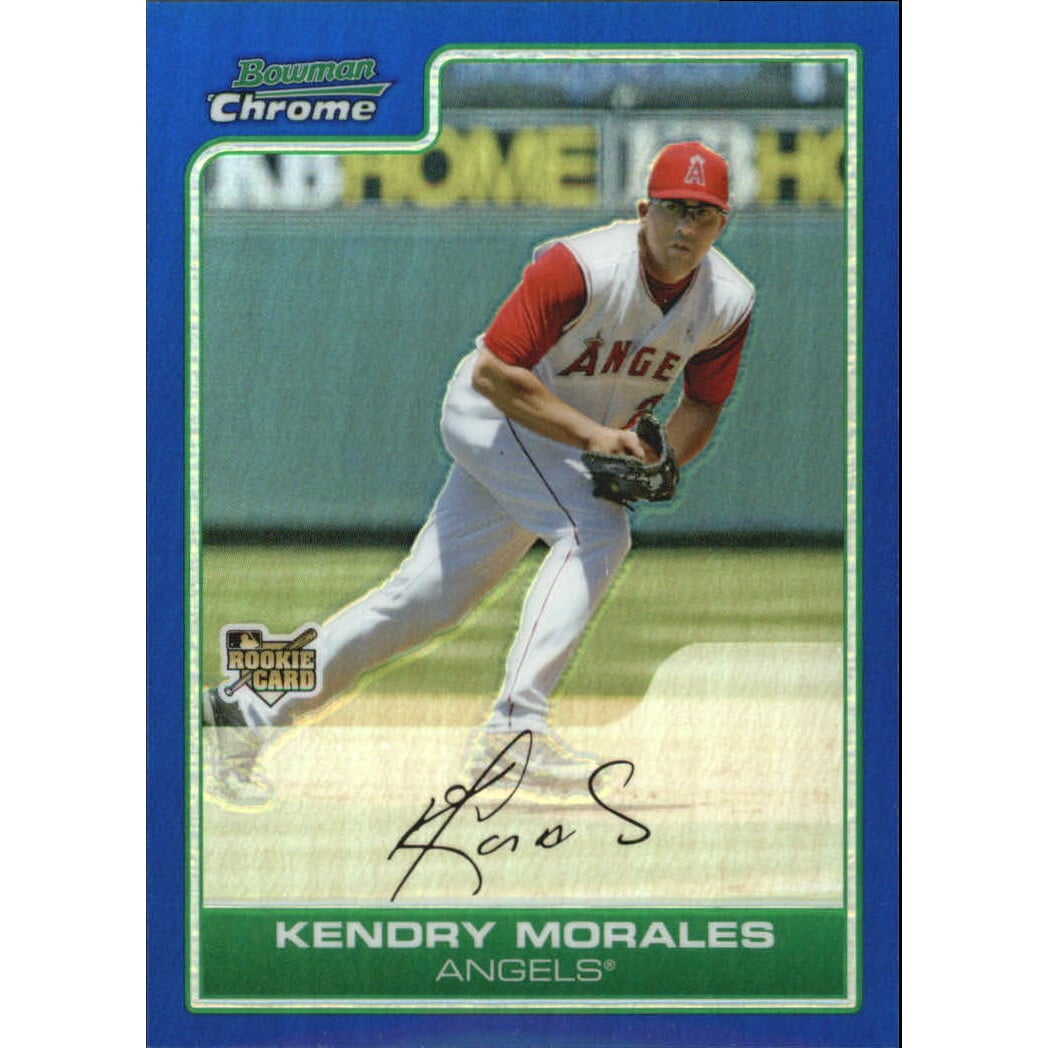 2006 Bowman Chrome Draft Blue Refractors #21 Kendry Morales