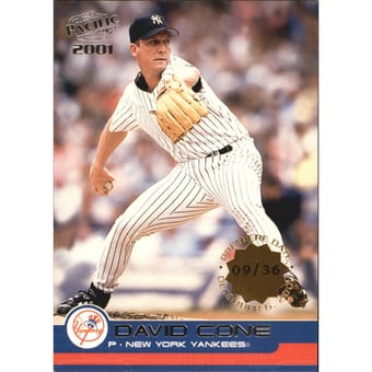 2001 Pacific Premiere Date #284 David Cone