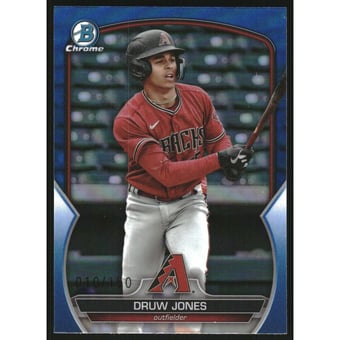 2023 Bowman Chrome Draft Blue Refractors #BDC4 Druw Jones