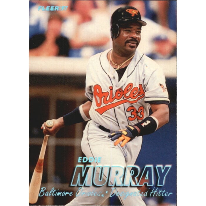 1997 Fleer Tiffany #9 Eddie Murray. rookie card picture