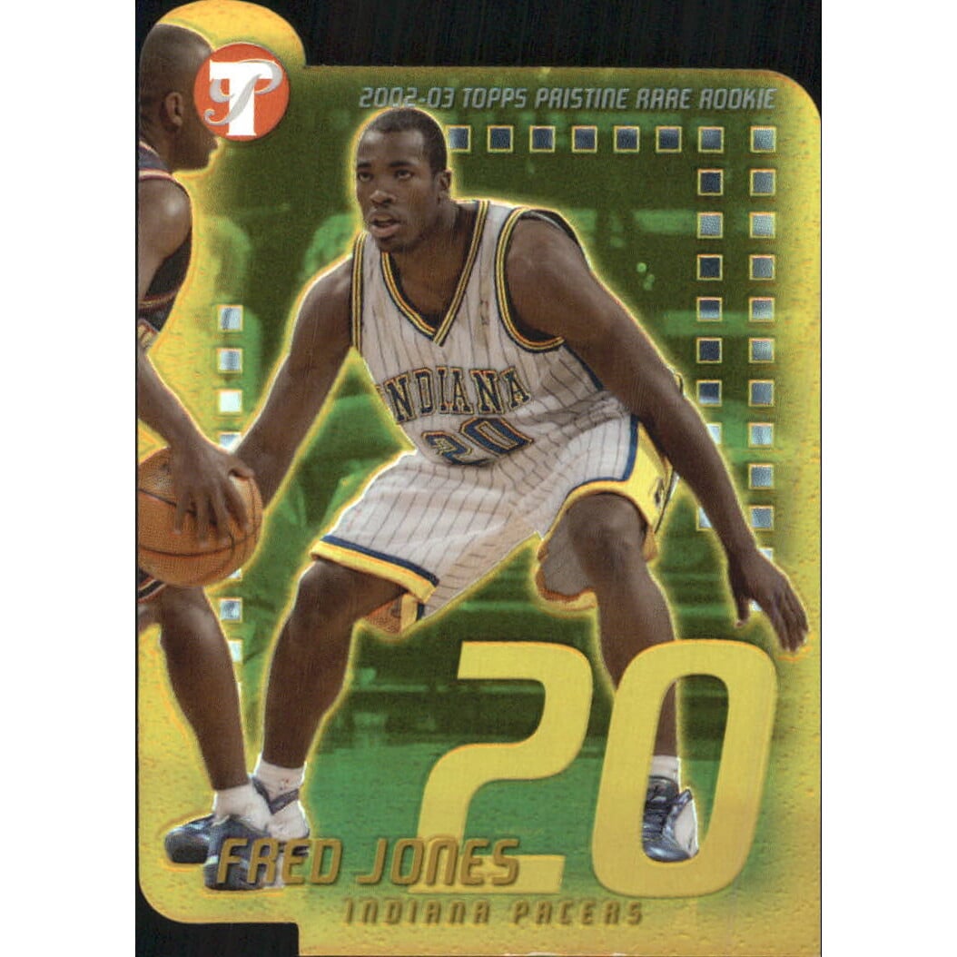 2002-03 Topps Pristine Refractors Gold #92 Fred Jones R. rookie card picture