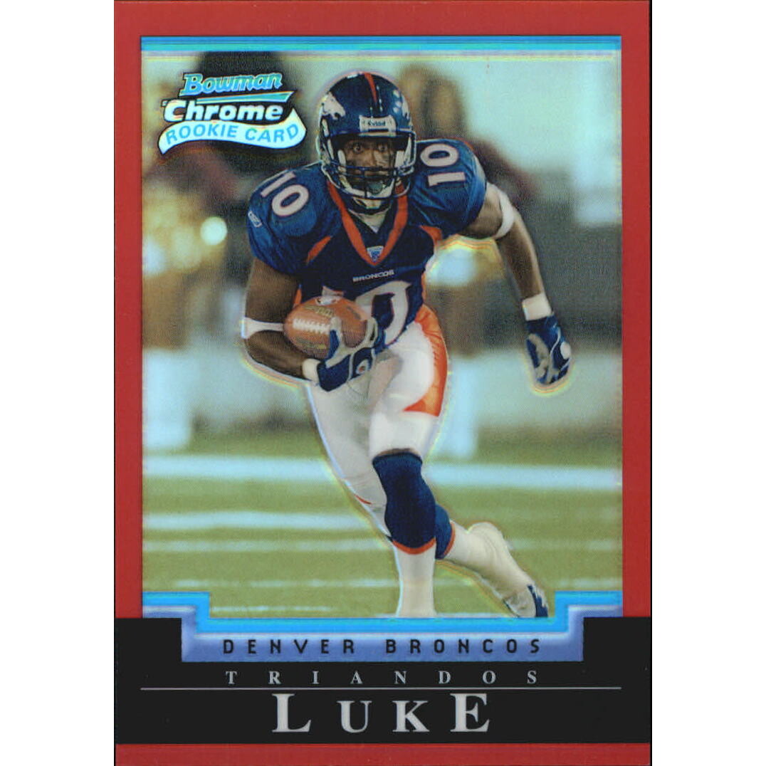 2004 Bowman Chrome Red Refractors #172 Triandos Luke. rookie card picture