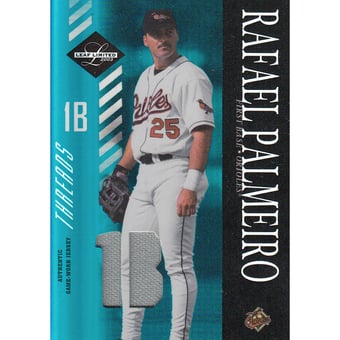2003 Leaf Limited Threads Position #30 Rafael Palmeiro O's