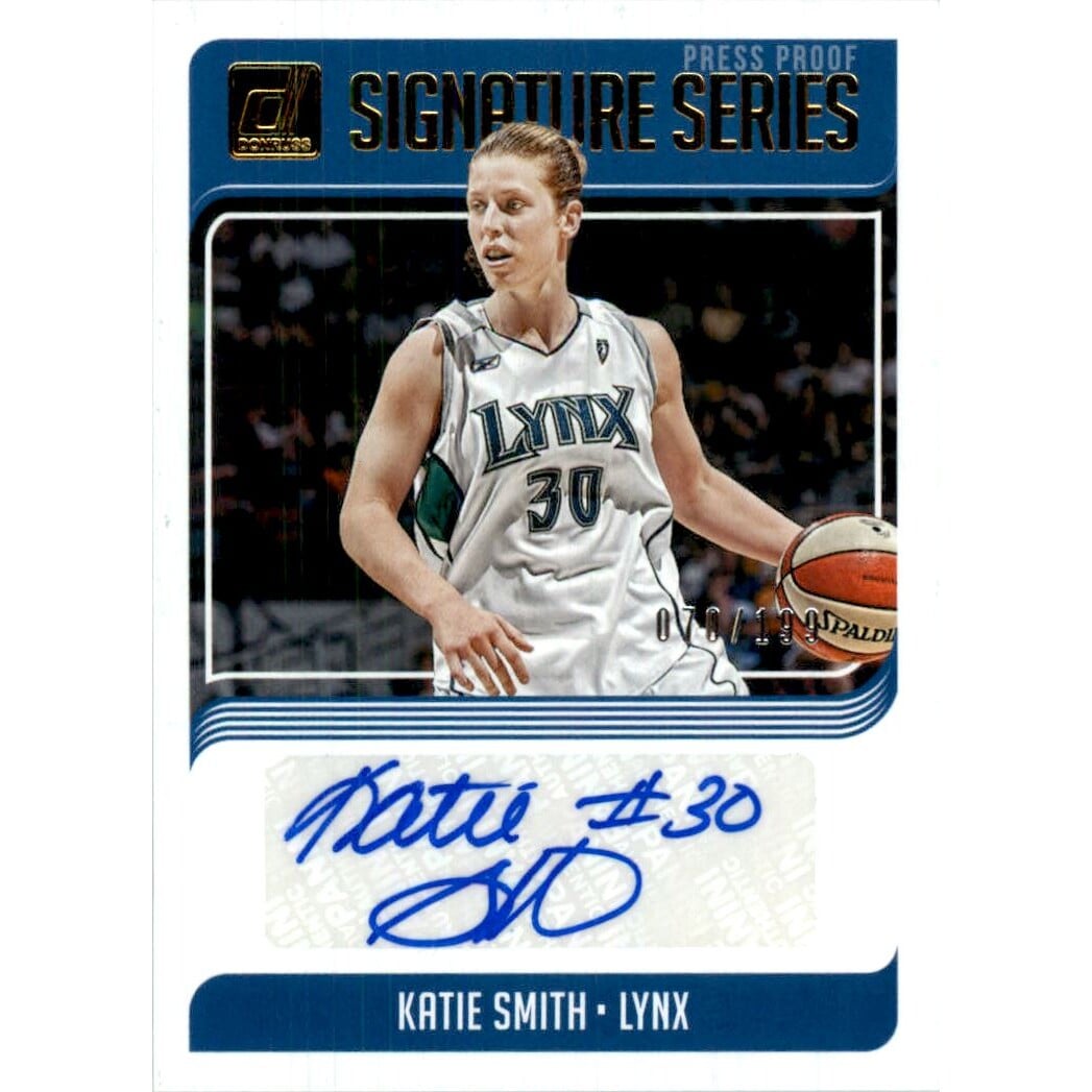 2019 Donruss WNBA Signature Series Press Proof #37 Katie Smith/199. rookie card picture