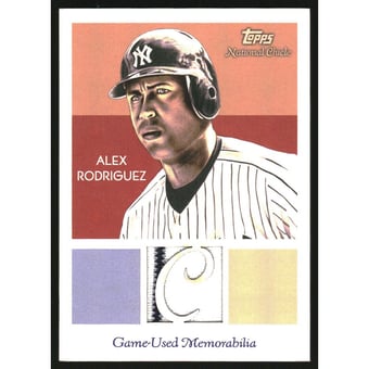 2010 Topps National Chicle Relics Bazooka Back #AR Alex Rodriguez