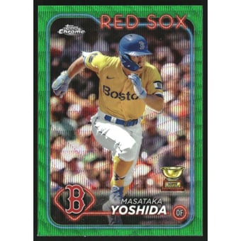 2024 Topps Chrome Green Wave Refractors #63 Masataka Yoshida