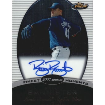 2008 Finest Finest Moments Autographs #BPB Brian Bannister A