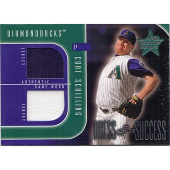 2002 Leaf Rookies and Stars Dress for Success #7 Curt Schilling Jsy-Jsy