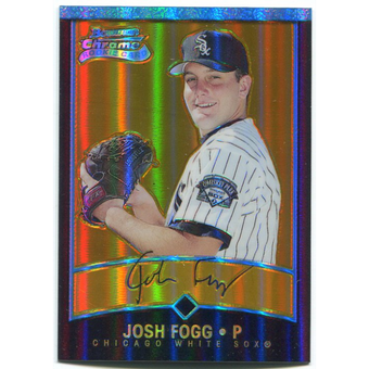 2001 Bowman Chrome Gold Refractors #170 Josh Fogg