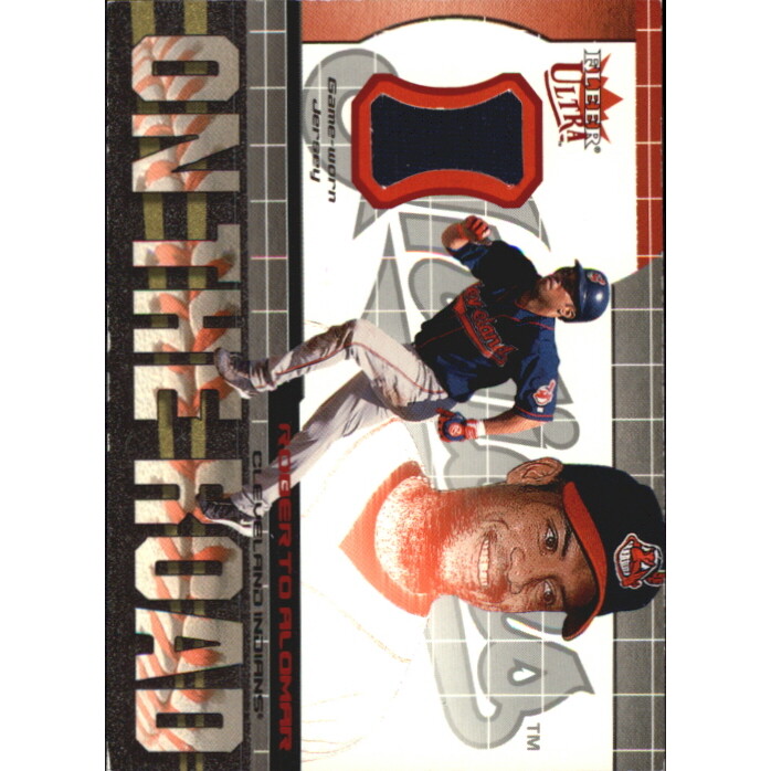 2002 Ultra On the Road Game Jersey #5 Roberto Alomar 2002 Ultra On the Road Game Jersey #5 Roberto Alomar