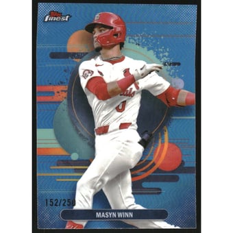 2025 Finest Sky Blue Refractors #118 Masyn Winn