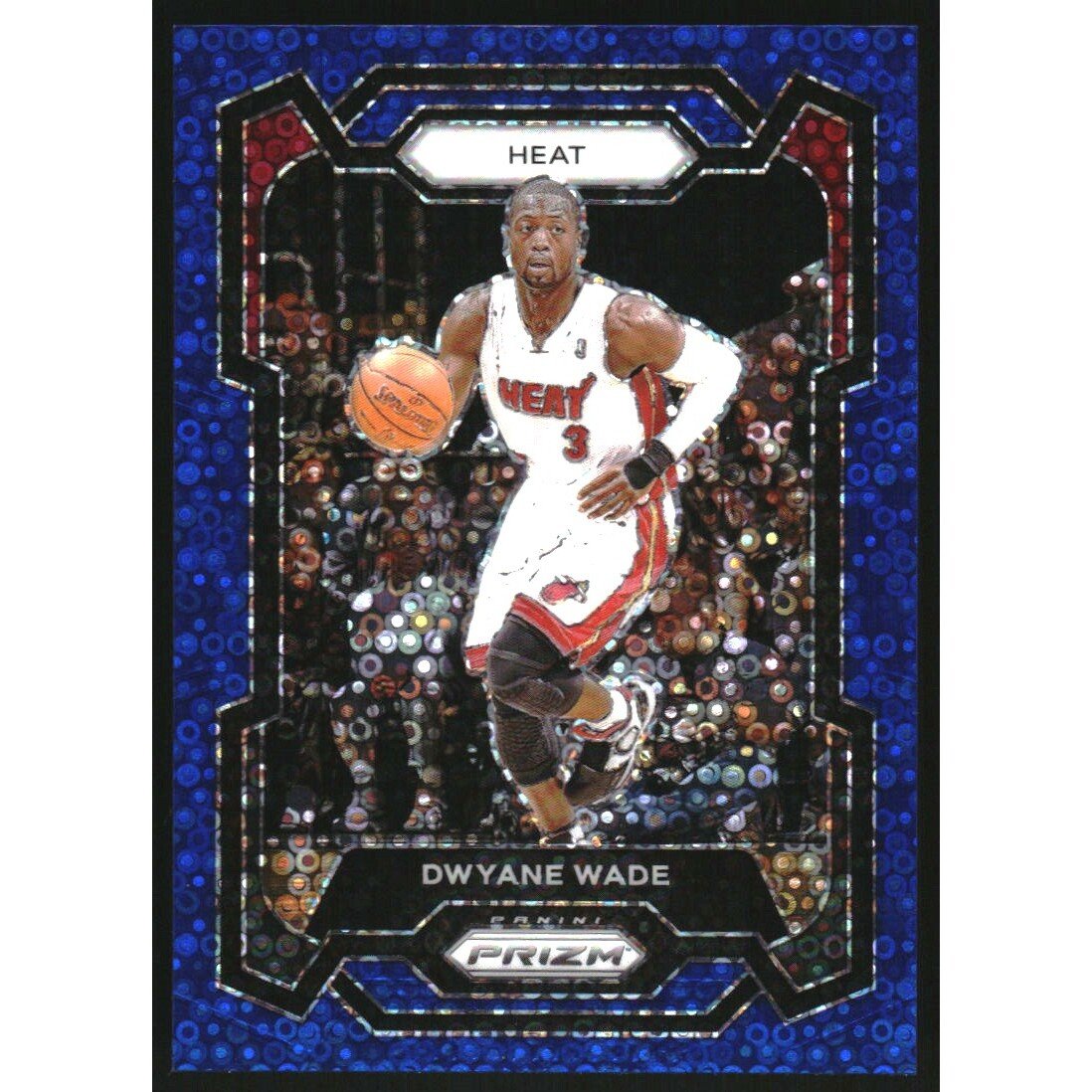 2023-24 Panini Prizm Prizms Fast Break Blue #182 Dwyane Wade. rookie card picture