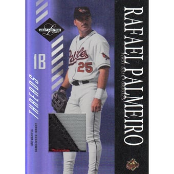 2003 Leaf Limited Threads Prime #30 Rafael Palmeiro O's