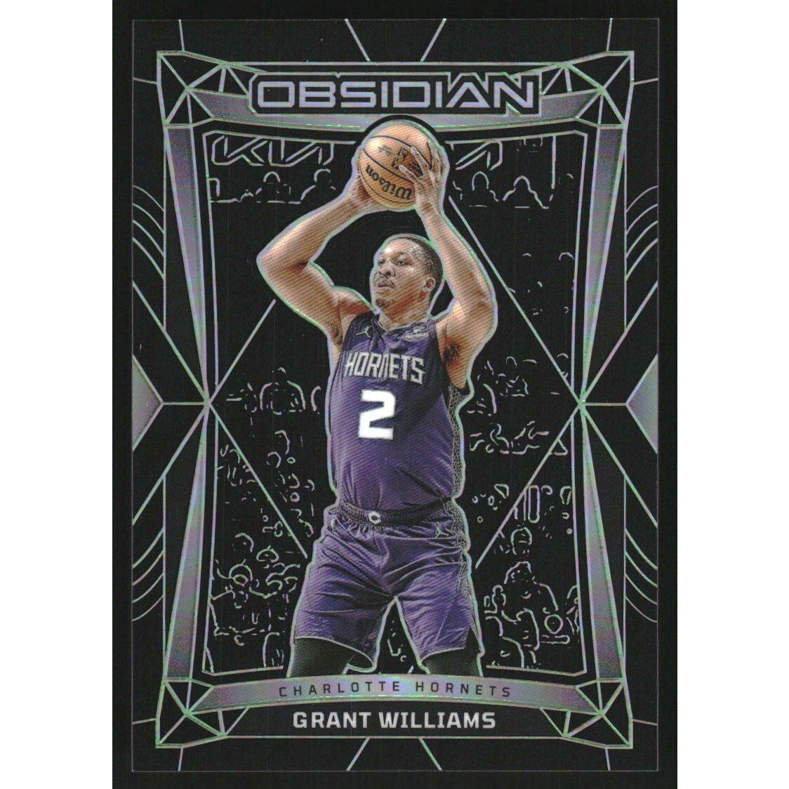 2023-24 Panini Obsidian Electric Etch Green #85 Grant Williams. rookie card picture