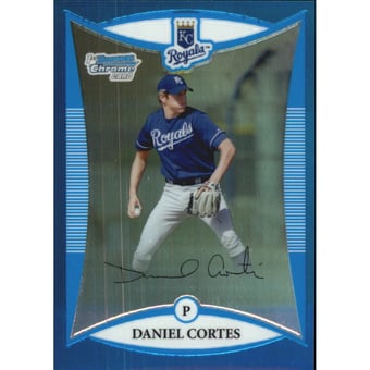 2008 Bowman Chrome Prospects Blue Refractors #BCP82 Daniel Cortes