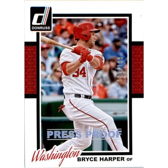 2014 Donruss Press Proofs Silver #355 Bryce Harper