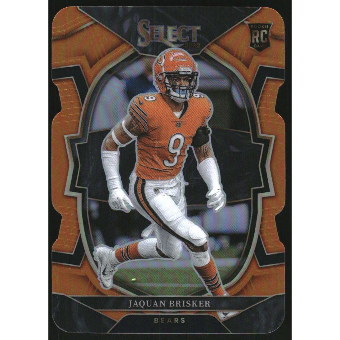 2022 Select Prizm Orange Die Cut #61 Jaquan Brisker
