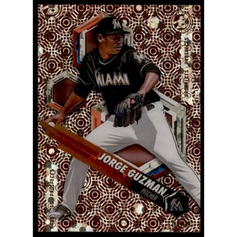 2018 Bowman High Tek Prospects Red Orbit Diffractors #PHTJG Jorge Guzman