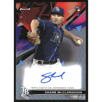 2021 Finest Autographs Refractors #FASM Shane McClanahan
