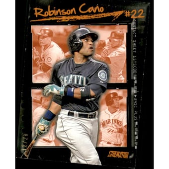 2015 Stadium Club Contact Sheet Orange #CS11 Robinson Cano