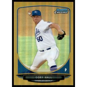 2013 Bowman Chrome Prospects Gold Refractors #BCP26 Cory Hall