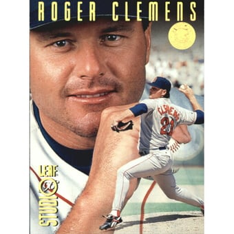 1996 Studio Gold Press Proofs #11 Roger Clemens
