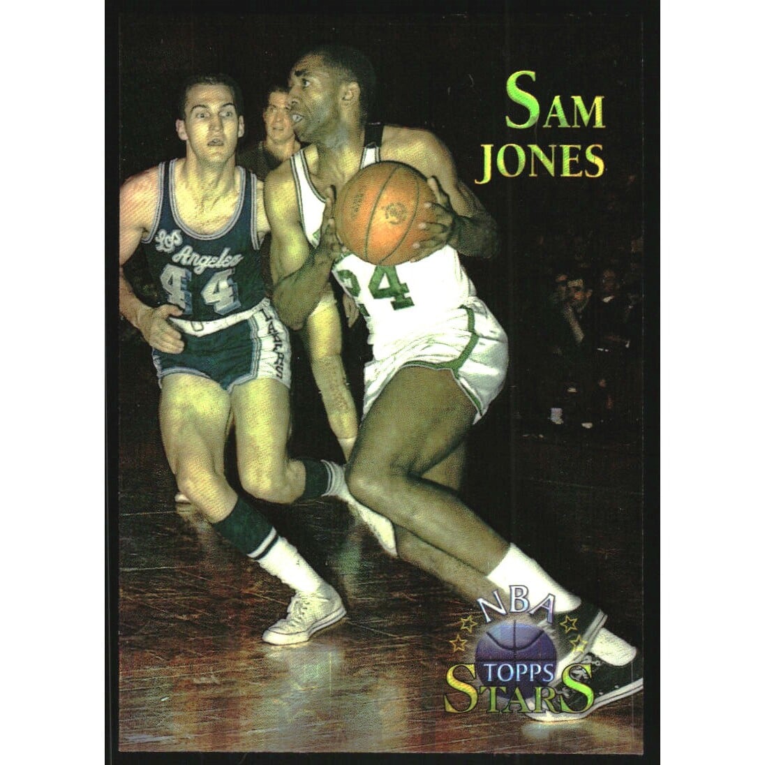 1996 Topps Stars Finest Atomic Refractors #23 Sam Jones. rookie card picture