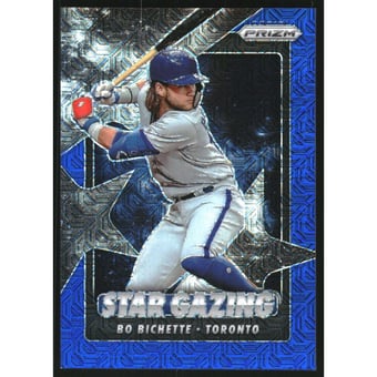 2020 Panini Prizm Star Gazing Prizms Blue Mojo #SG6 Bo Bichette