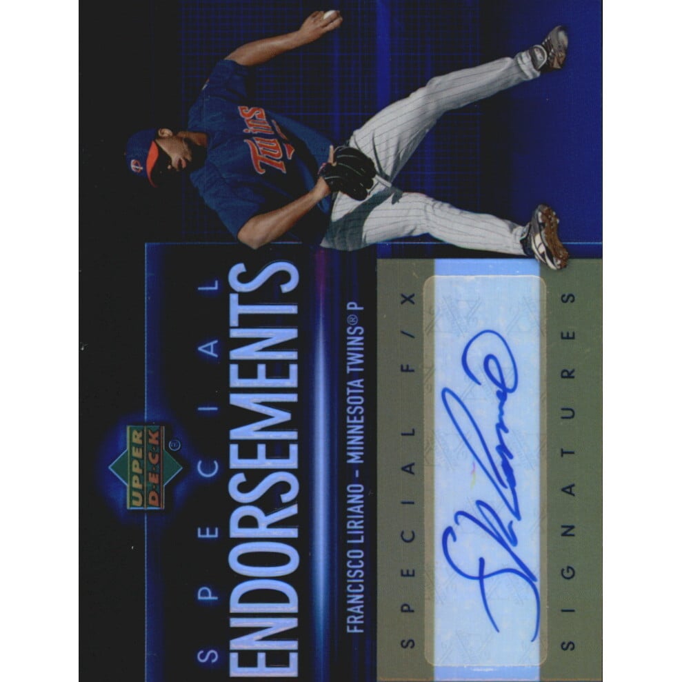 2006 Upper Deck Special F/X Special Endorsements #FL Francisco Liriano. rookie card picture