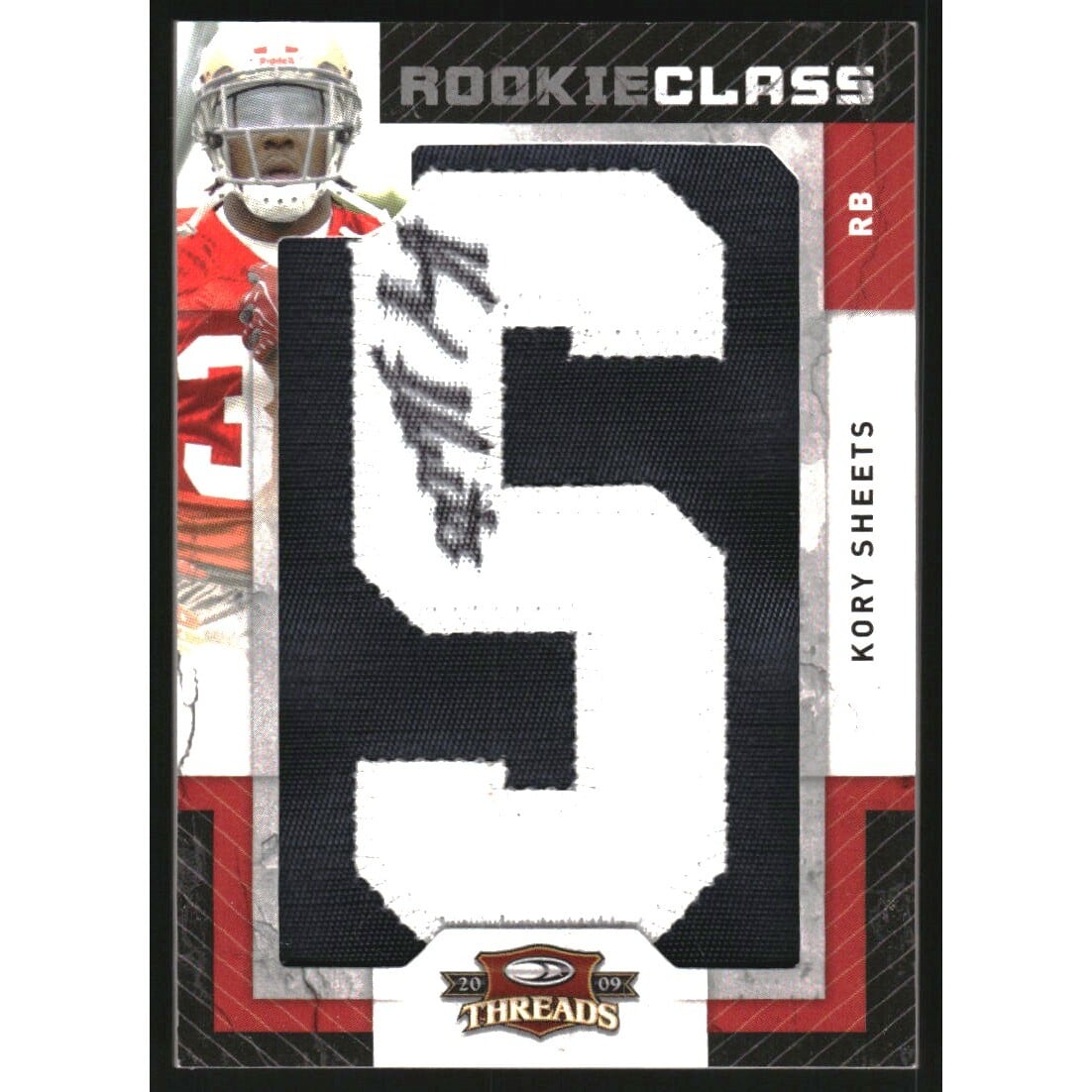 2009 Donruss Threads #229 Kory Sheets AU/390 RC. rookie card picture