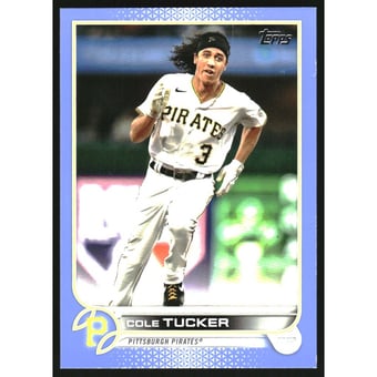 2022 Topps Father's Day Blue #603 Cole Tucker