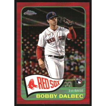 2021 Topps '65 Topps Redux Chrome Red Refractors #TC659 Bobby Dalbec